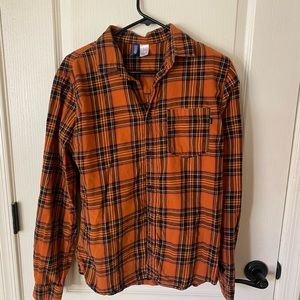 H&M plaid long sleeve shirt.